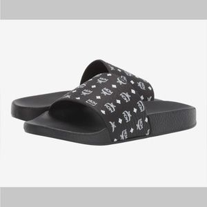 COPY - Authentic MCM Visetos black slides. Size 39 (US 9)